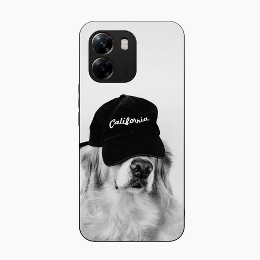 Black & White Oppo A6x 5G Back Cover