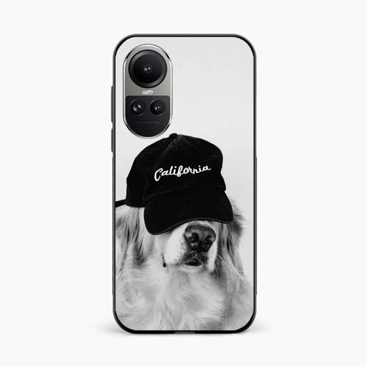 Black & White Oppo Reno 10 Back Cover