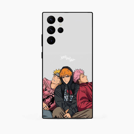 Ichigo x Naruto x Yuji Samsung S25 Ultra Back Cover