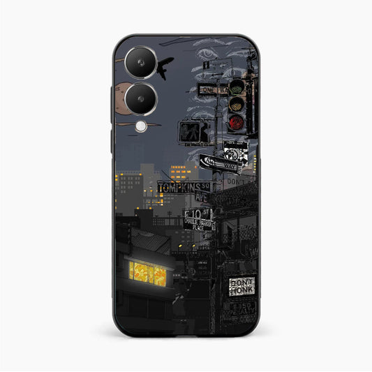 Midnight Street Vibes Vivo Y28 5G Back Cover