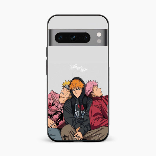 Ichigo x Naruto x Yuji Google Pixel 8 Pro Back Cover