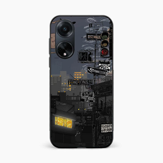 Midnight Street Vibes Oppo F23 Back Covers
