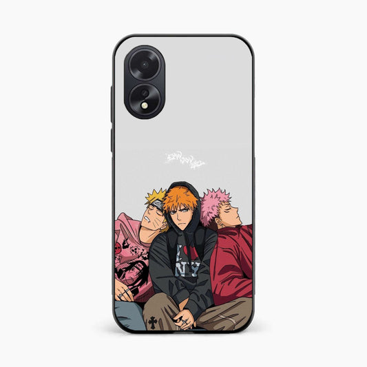 Ichigo x Naruto x Yuji Oppo A38 Back Cover