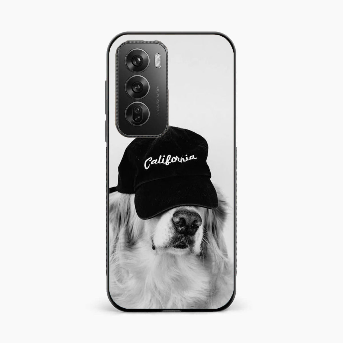 Black & White Oppo Reno 12 Pro 5G Back Cover