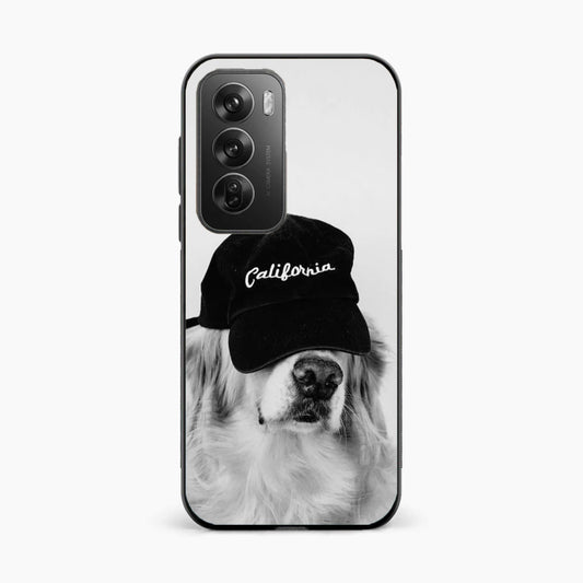 Black & White Oppo Reno 12 Pro 5G Back Cover