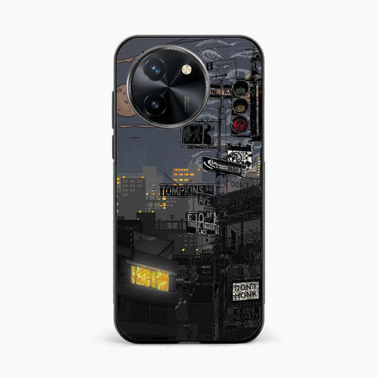 Midnight Street Vibes Vivo T3x 5G Back Cover