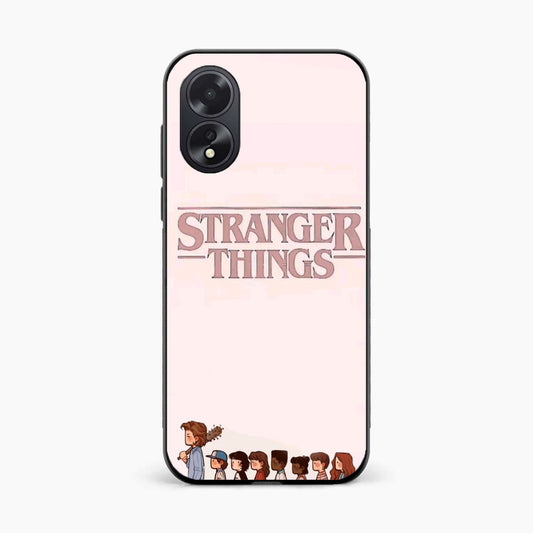 Cute Stranger Squad Oppo A38 Back Cover