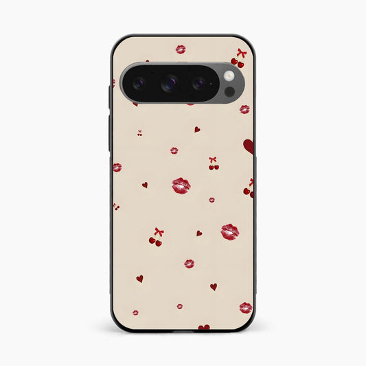 Cupid’s Kiss Google Pixel 9 Pro Back Cover
