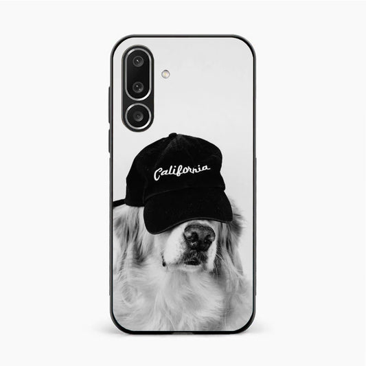 Black & White Samsung F56 Back Cover
