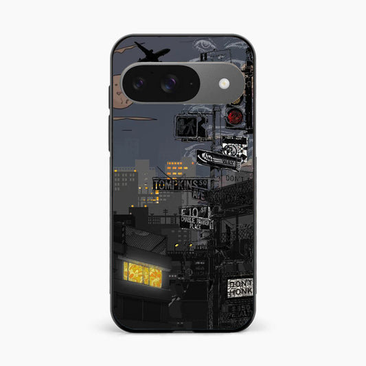 Midnight Street Vibes Google Pixel 9 Back Cover
