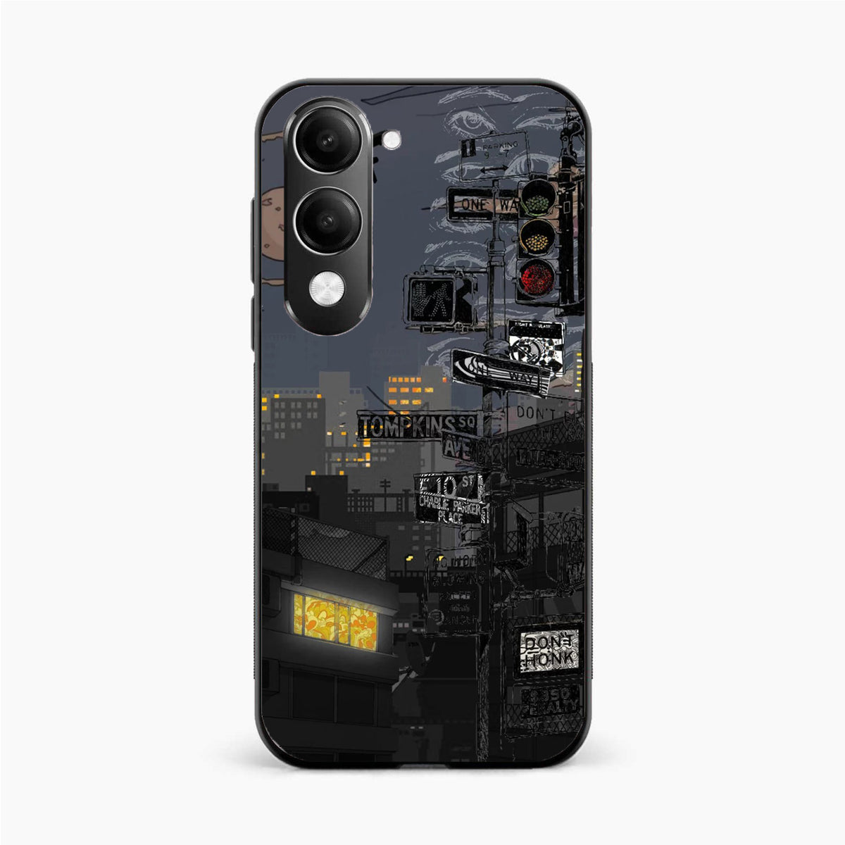 Midnight Street Vibes  Vivo Y19s 5g Back Cover