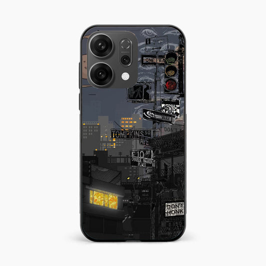 Midnight Street Vibes Oppo Reno 14 5G Back Cover