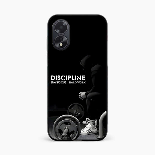 Discipline Stay Focused Oppo A38 Back Covers