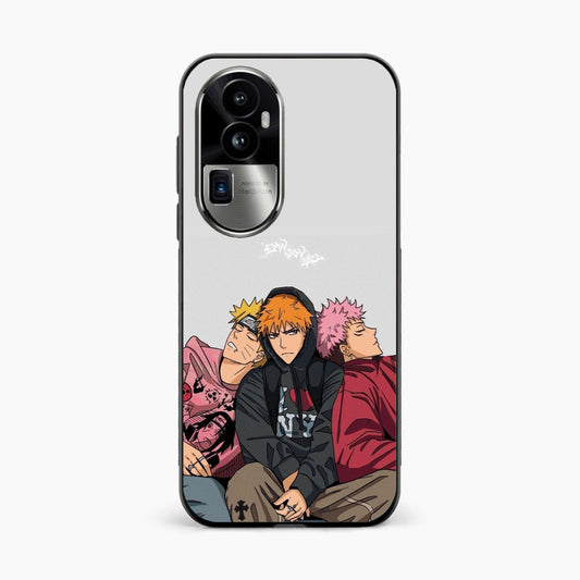 Ichigo x Naruto x Yuji Oppo Reno 10 Pro Plus 5G Back Cover