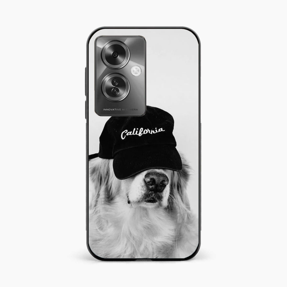 Black & White Oppo F25 Pro 5G Back Cover