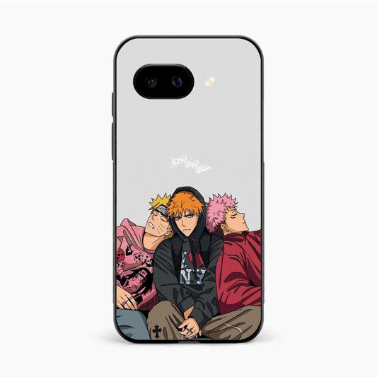Ichigo x Naruto x Yuji Google Pixel 9A Back Cover
