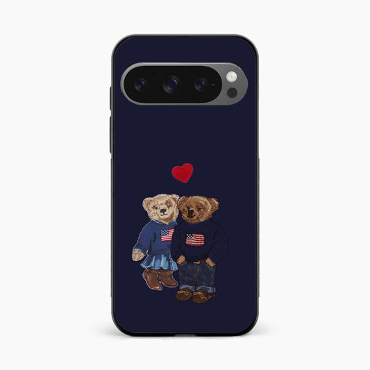 Mini Love Bears Google Pixel 9 Pro Back Cover