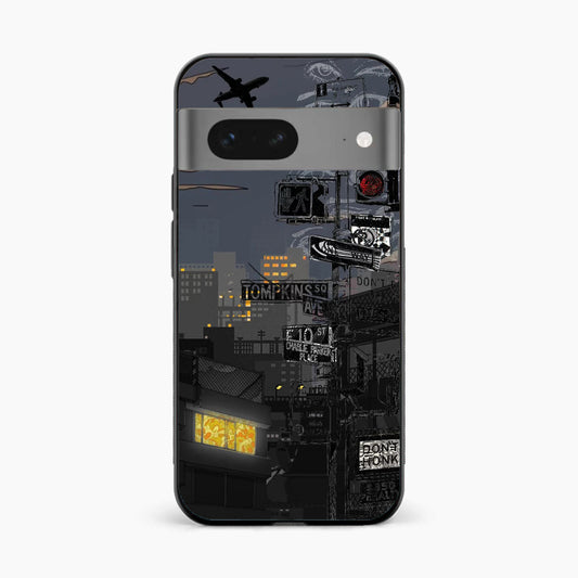 Midnight Street Vibes Google Pixel 8 Back Cover