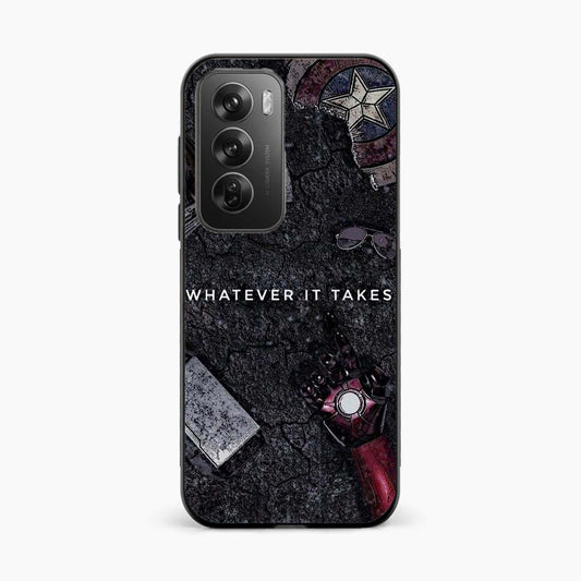 Marvel Inspired Dark Oppo Reno 12 5G Back Cover