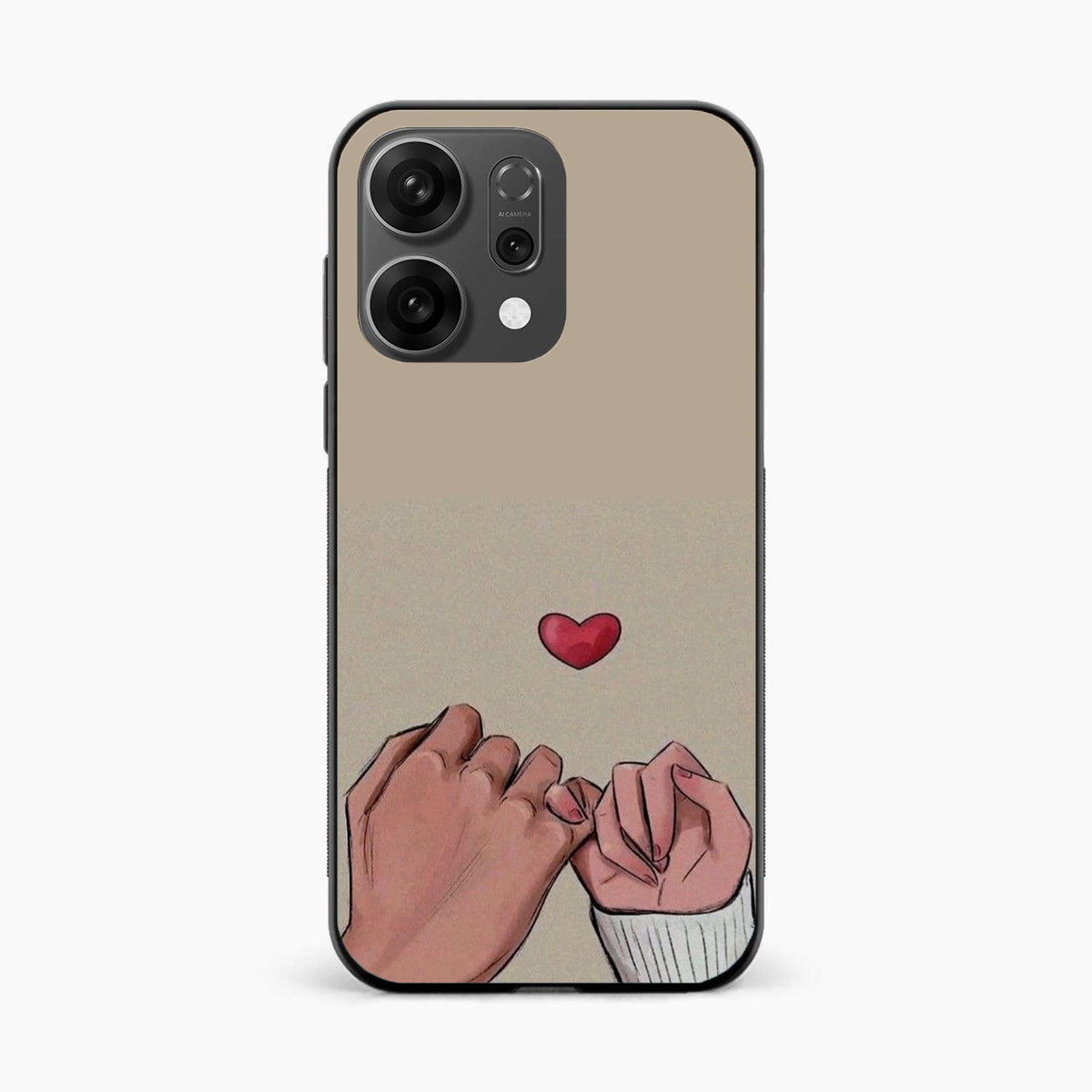 Heart Hands Love Oppo Reno 14 5G Back Cover