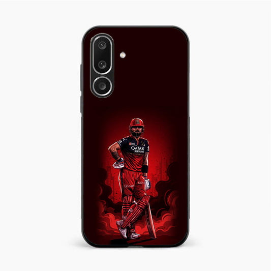 King Kohli Red Art Samsung F56 Back Cover