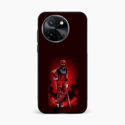 King Kohli Red Art Vivo T3x 5G Back Cover