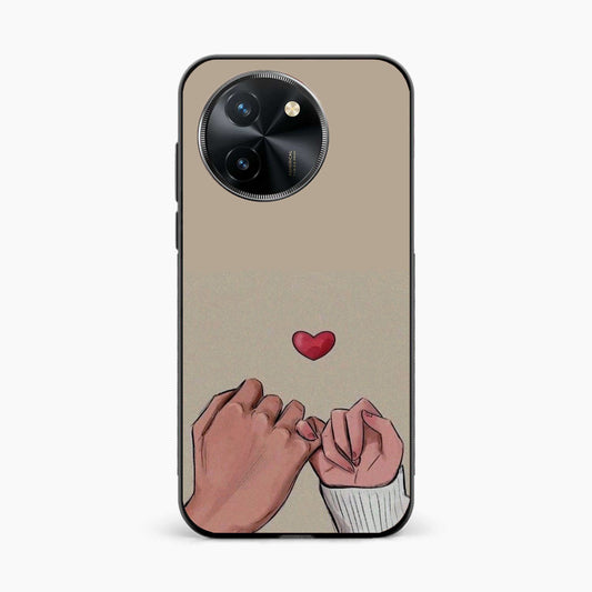 Heart Hands Love Vivo T3x 5G Back Cover