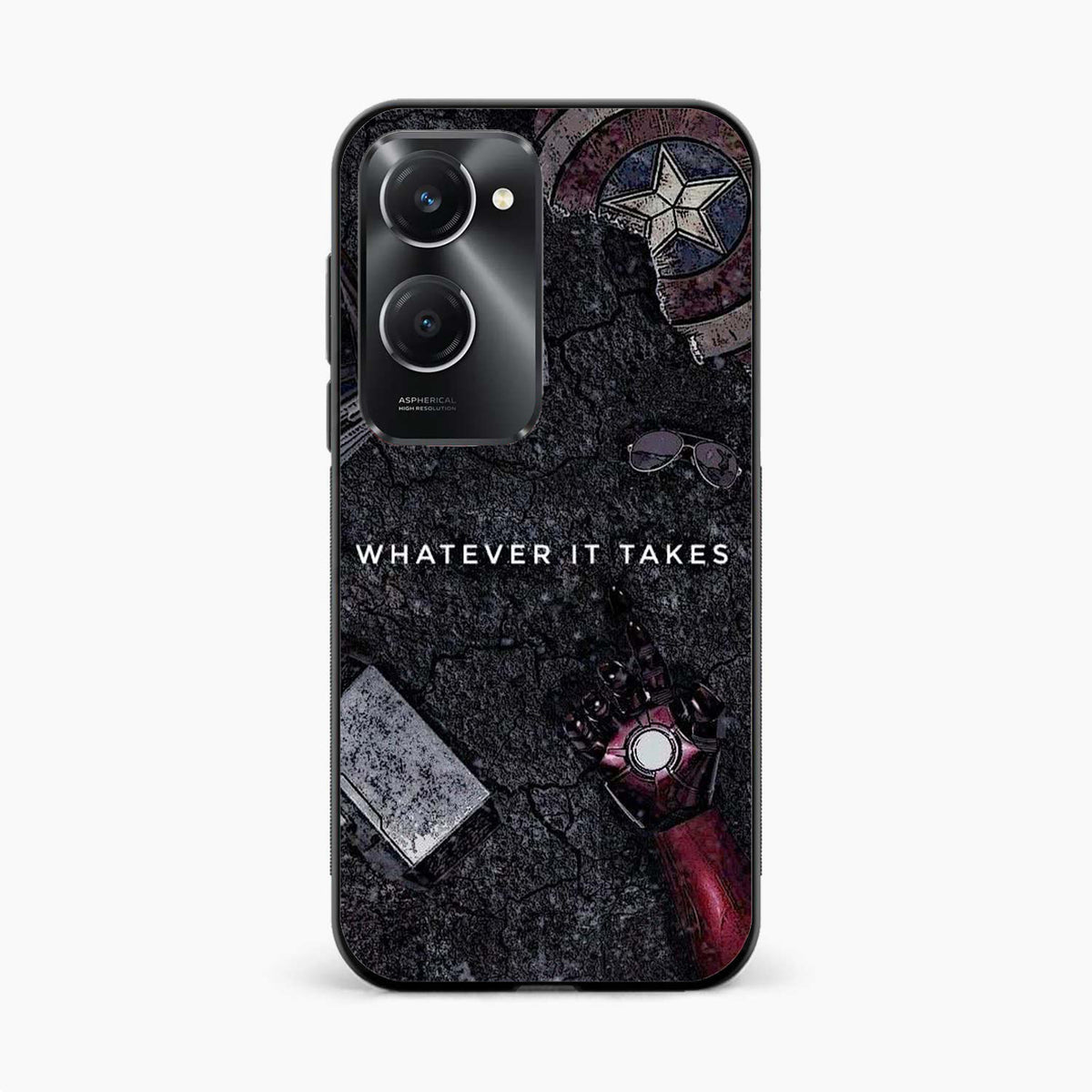 Marvel Inspired Dark Vivo Y28s 5G Back Cover