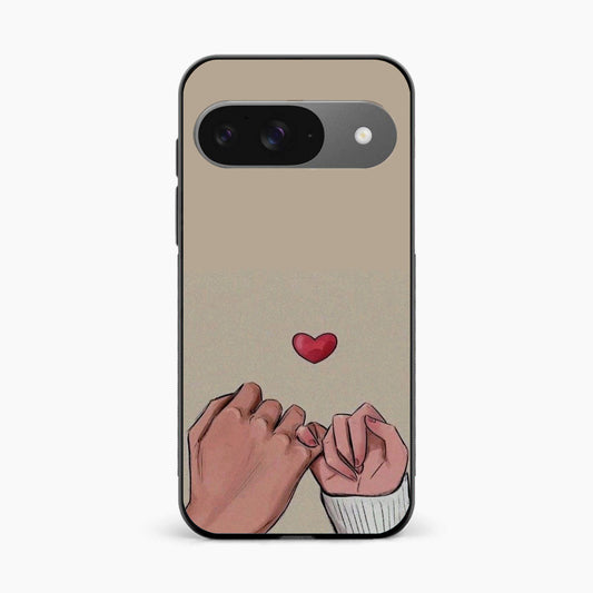 Heart Hands Love Google Pixel 9 Back Cover