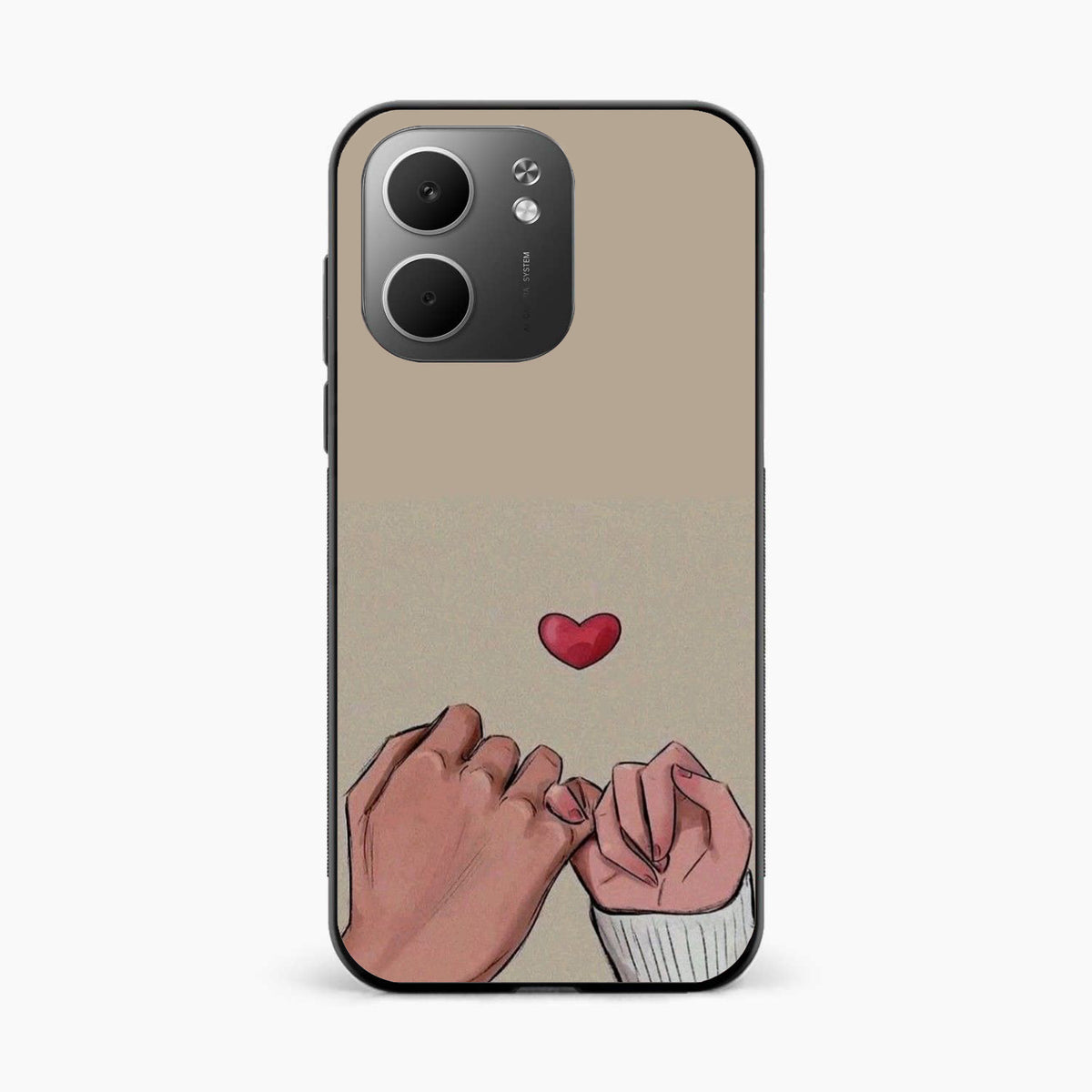 Heart Hands Love Oppo A5x 5g Back Covers