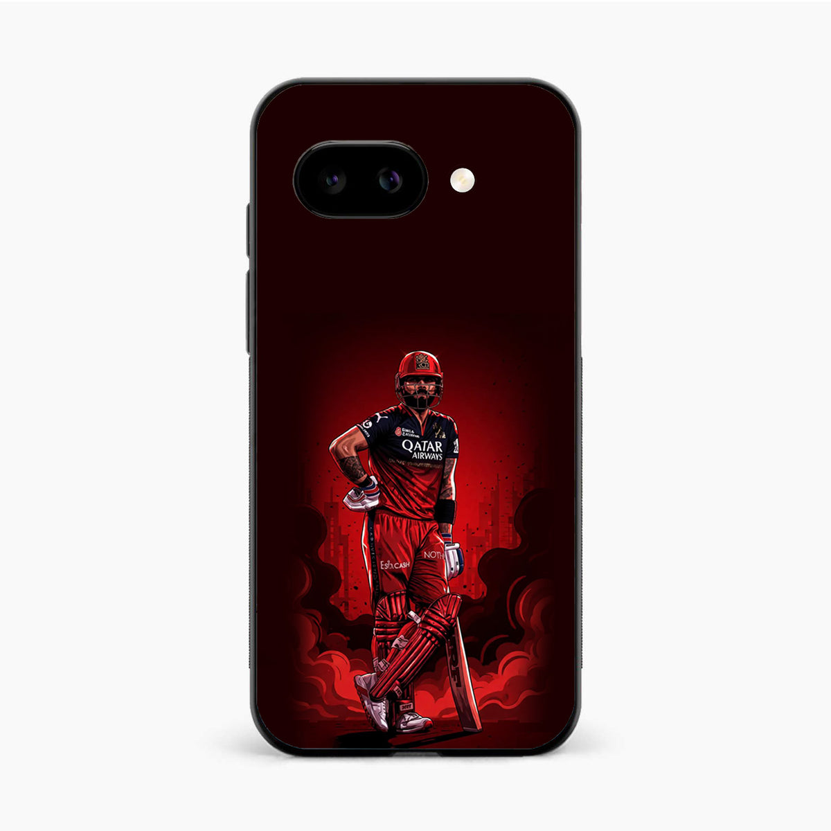 King Kohli Red Art Google Pixel 9A Back Cover