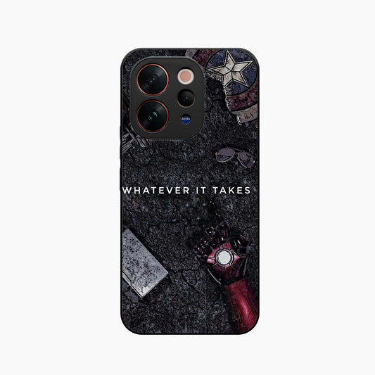 Marvel Inspired Dark Vivo V70 5G Back Cover