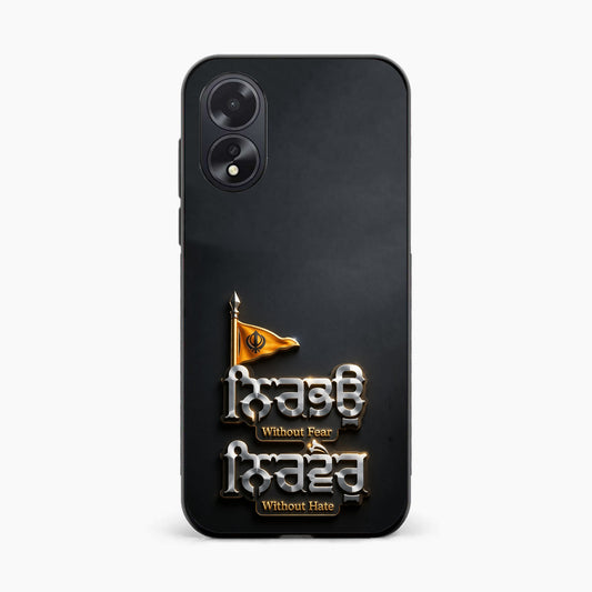 Khalsa Pride–Nirbhau Nirvair Oppo A38 Back Covers