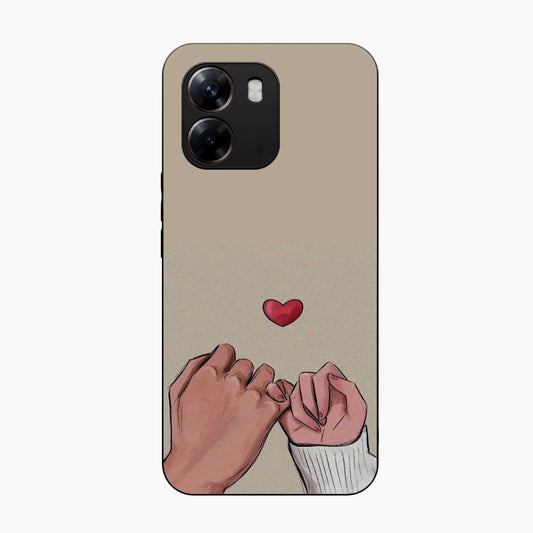 Heart Hands Love Oppo A6x 5G Back Cover