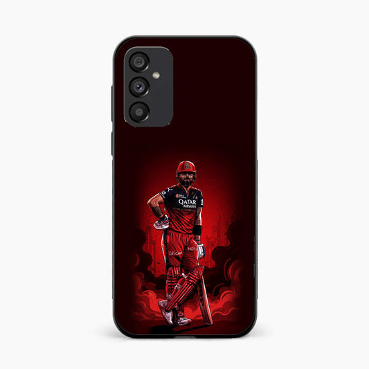 King Kohli Red Art Samsung A55 Back Cover