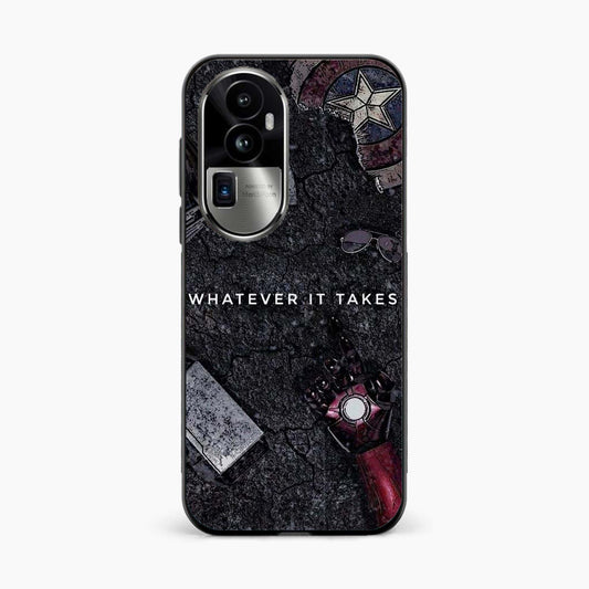 Marvel Inspired Dark Oppo Reno 10 Pro Plus 5G Back Cover