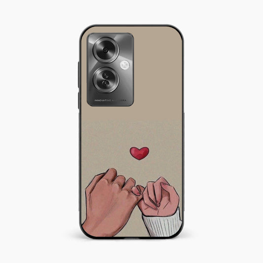 Heart Hands Love Oppo F25 Pro 5g Back Covers