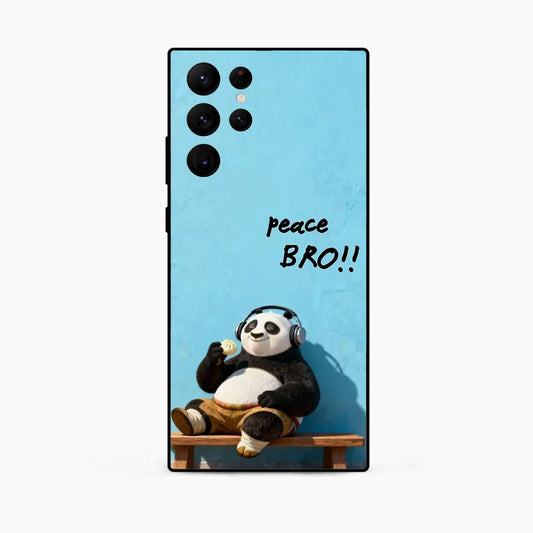 Peace Bro Panda Samsung S25 Ultra Back Cover