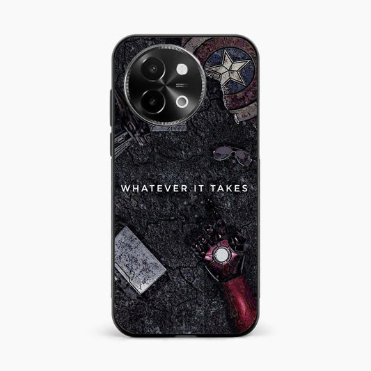Marvel Inspired Dark Vivo Y58 5G Back Cover