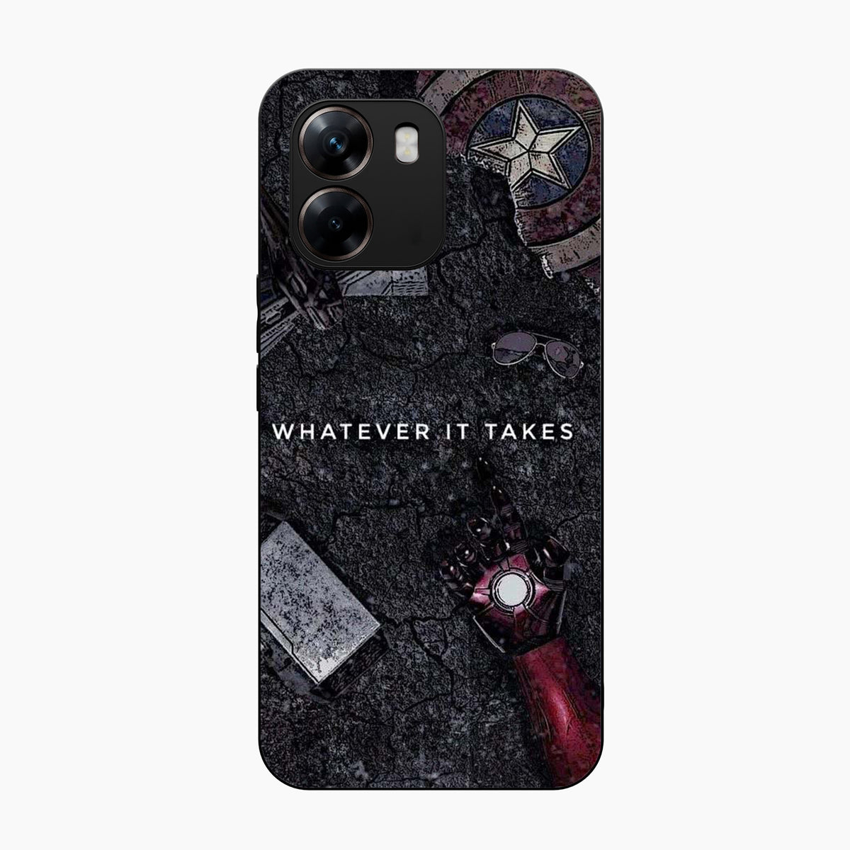 Marvel Inspired Dark Oppo A6x 5G Back Cover