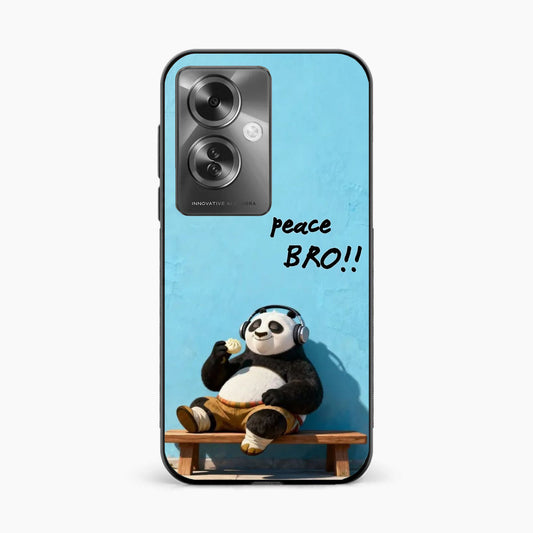 Peace Bro Panda Oppo F25 Pro 5G Back Cover