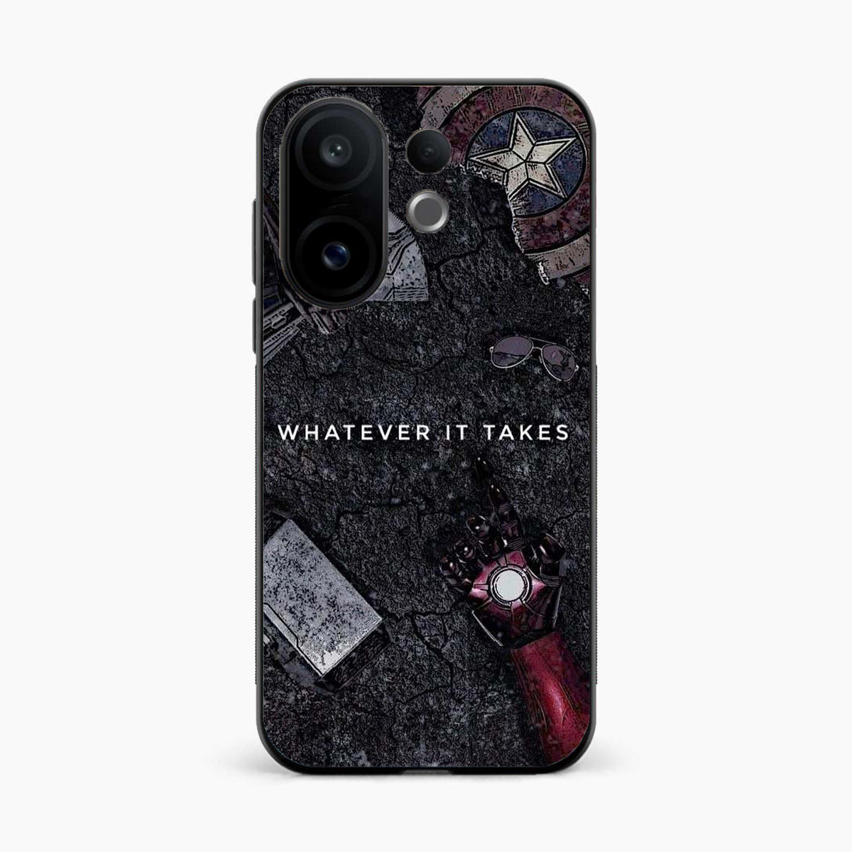 Marvel Inspired Dark Vivo T4 Pro 5G Back Cover
