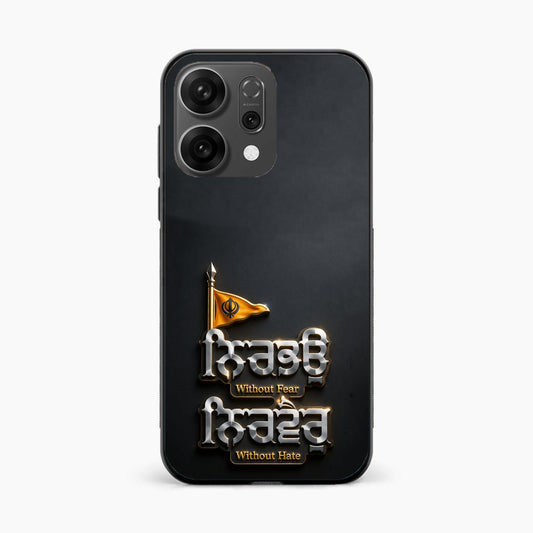 Khalsa Pride–Nirbhau Nirvair Oppo Reno 14 5G Back Cover