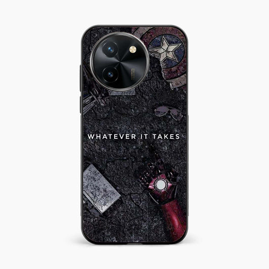 Marvel Inspired Dark Vivo T3x 5G Back Cover