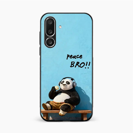 Peace Bro Panda Samsung F56 Back Cover