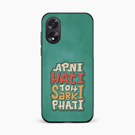 Desi Fun Mood Oppo A38 Back Cover