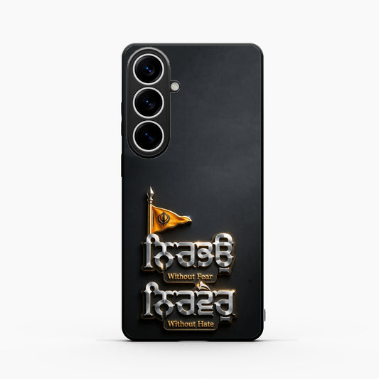 Khalsa Pride–Nirbhau Nirvair Samsung S26 Plus 5g Back Cover
