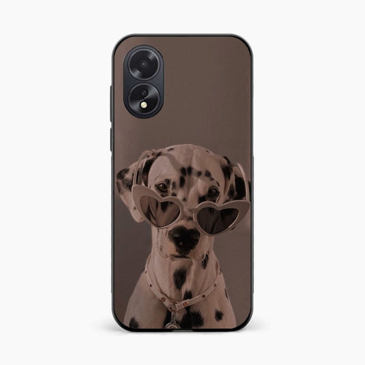 Classy Dalmatian Pup Oppo A38 Back Cover