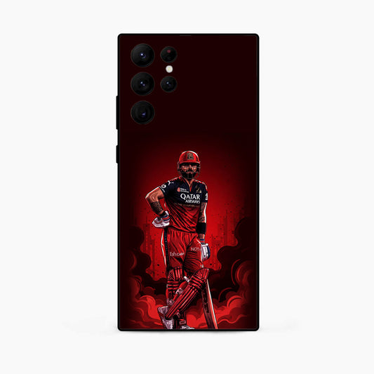 King Kohli Red Art Samsung S25 Ultra Back Cover