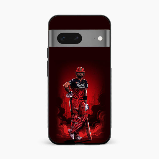 King Kohli Red Art Google Pixel 8 Back Cover